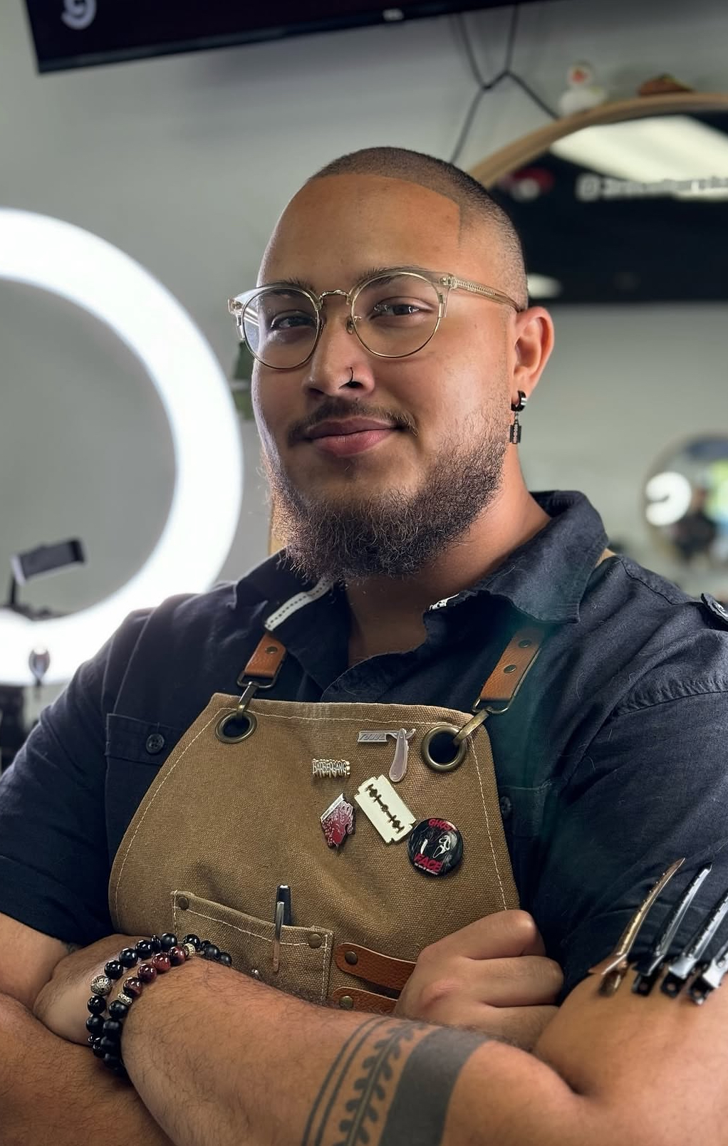 Han, licensed barber and owner of 3rdCultureStudio